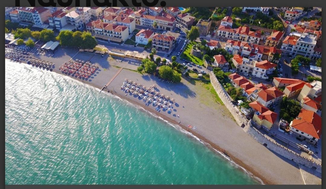 Naupactus Unique Harbor Apartment In A Stone House! Nafpaktos Bagian luar foto